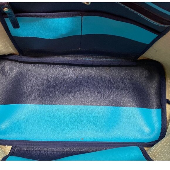 kate spade STORYBOOK Harmony Boutique Stripe Tote EUC - Picture 4 of 11